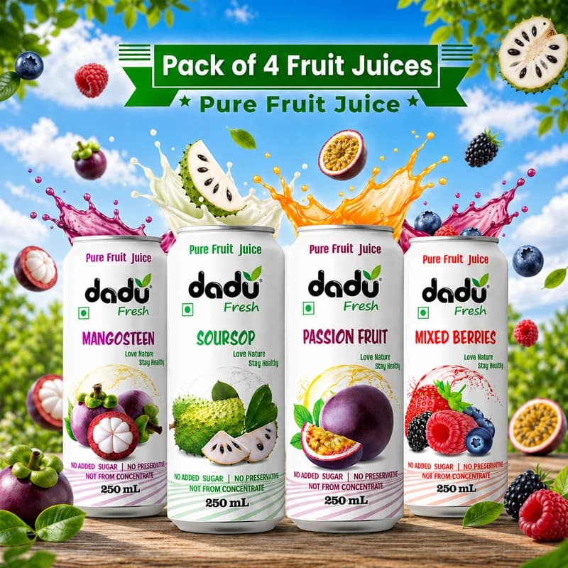 Dadu Fresh premium fruit juice collection