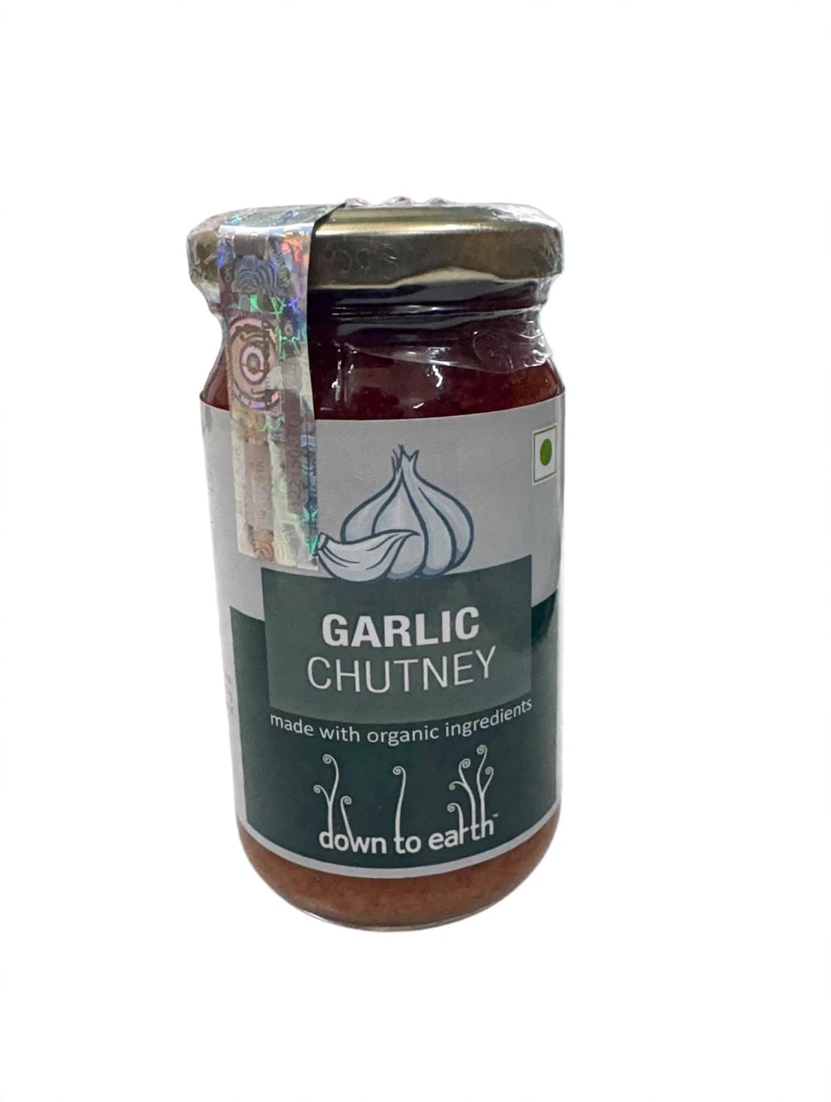 Down To Earth Organic Garlic Chutney view 1