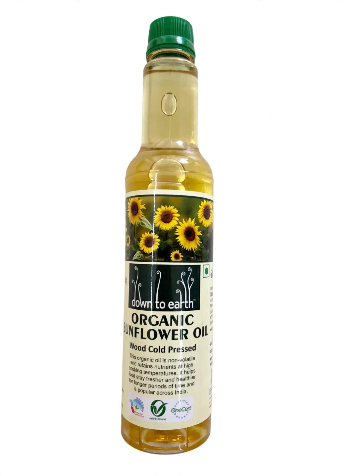Down To Earth Organic Sunflower Oil view 1