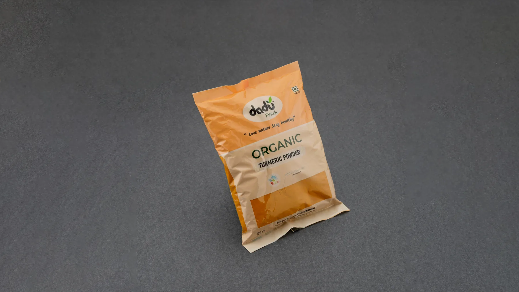 100% Organic Turmeric Powder 1kg front pack